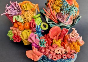 Coral Reef Made from Clay Art Lesson