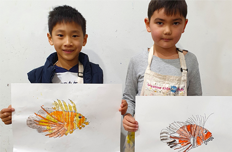 Lionfish artworks